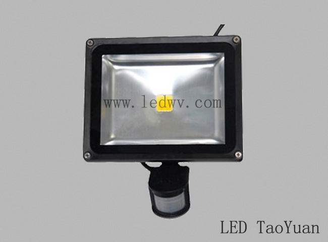 Infrared sensor LED Floodlight 30W - Click Image to Close